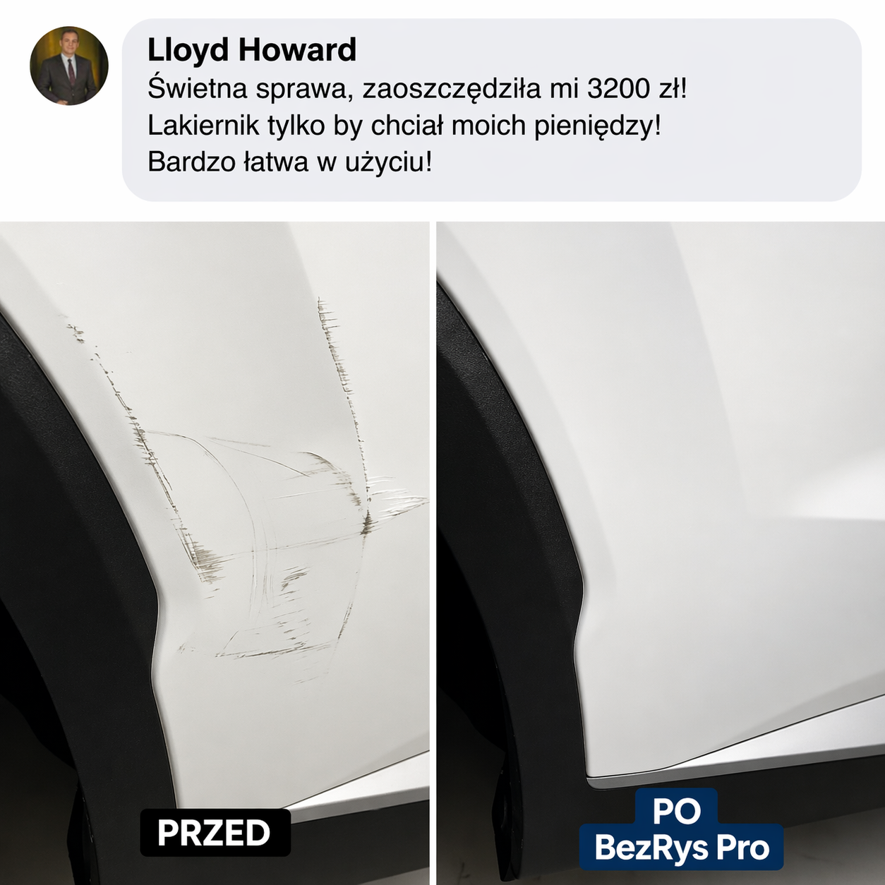 BezRys Pro™ – Natychmiastowa Naprawa Rys w 10 Sekund